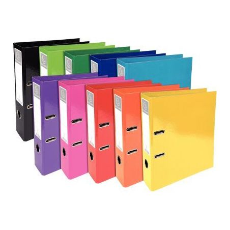 Achetez Classeur à levier IDERAMA pour format A4, dos 7 cm, coloris assortis 53629E IDERAMA EXACOMP..