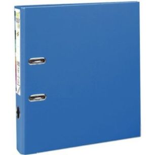 Achetez Classeur à levier en plastique PREM'TOUCH format A4 maxi dos 8 cm bleu moyen 53342E EXACO..