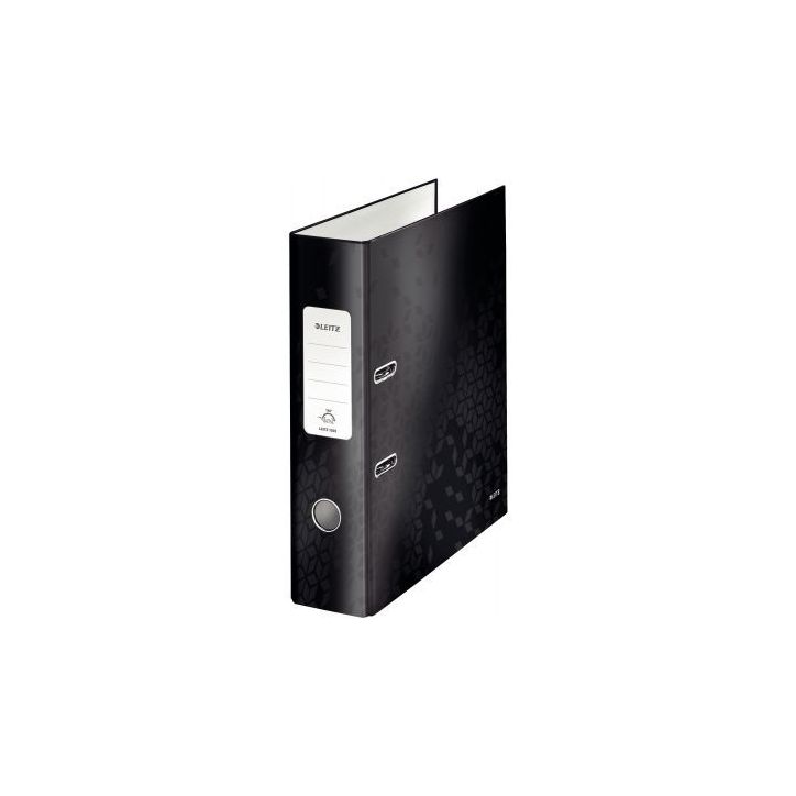 Classeur à levier 180° WOW pour format A4, dos 8 cm, noir 10050195 WOW LEITZ