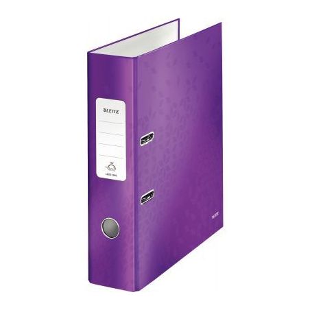 Achetez Classeur à levier 180° WOW pour format A4, dos 8 cm, violet 10050162 WOW LEITZ pas cher su..