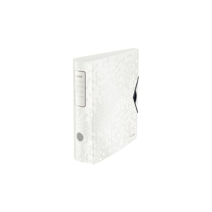 Classeur à levier en polypropylène Leitz WOW Active 180°, dos 75 mm, blanc 11060101 WOW LEITZ