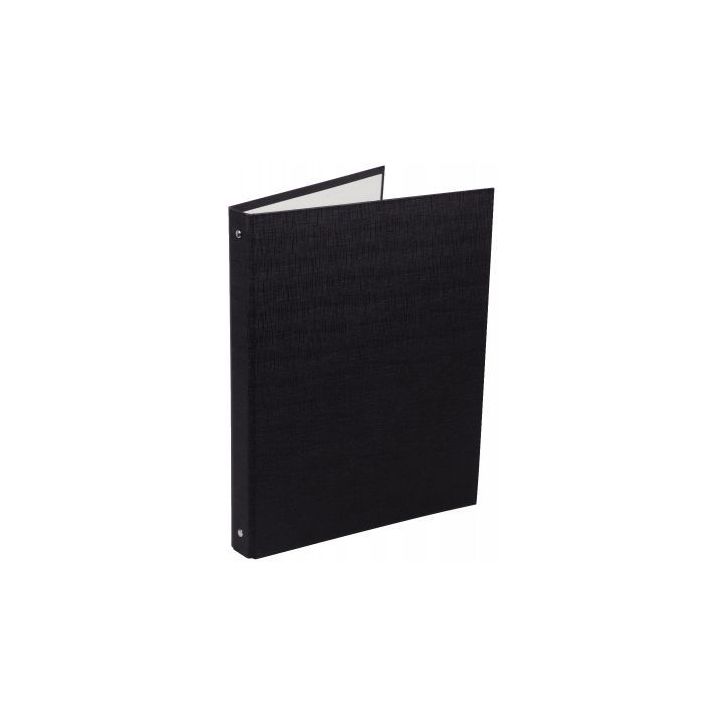 Classeur plastifié 4 anneaux dos 20 mm coloris noir 1400408 NOIR