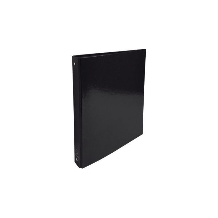 Classeur 4 anneaux en carte pelliculée IDERAMA, format A4, dos 4 cm, noir 519291E IDERAMA EXACOMPTA