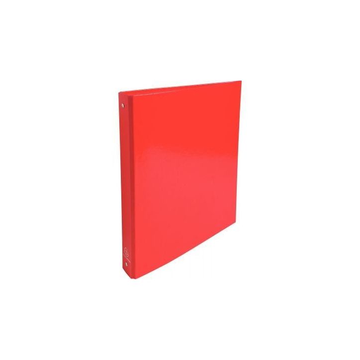 Classeur 4 anneaux en carte pelliculée IDERAMA, format A4, dos 4 cm, rouge 519295E IDERAMA EXACOMPTA