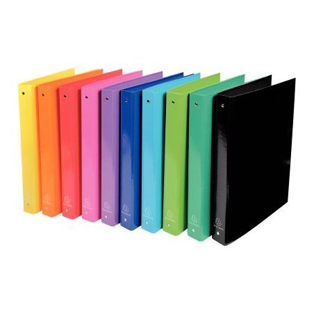Achetez Carton de 10 classeurs 4 anneaux en carte pelliculée IDERAMA, format A4, dos 4 cm, coloris ..