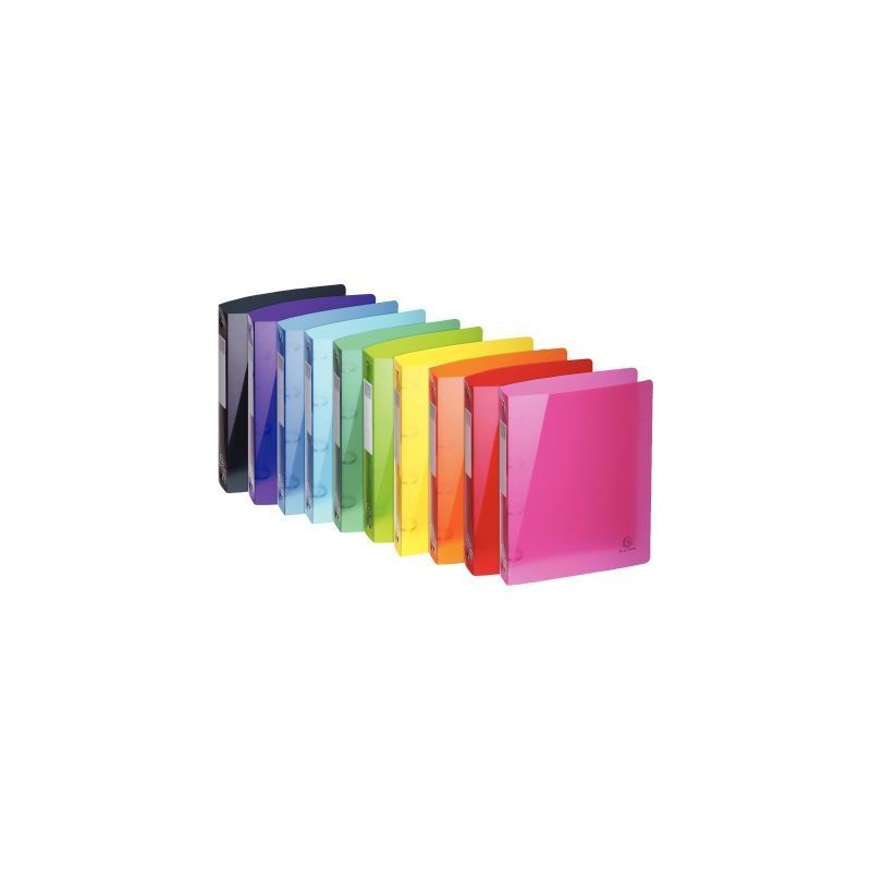 Achetez Classeur 4 anneaux en polypropylène IDERAMA, format A4+, dos 4 cm, coloris assortis 51770E ..