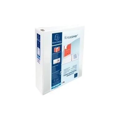 Achetez ESSELTE Classeur à  couverture personnalisable sur trois faces PP Blanc ?? dos de 9 cm p..