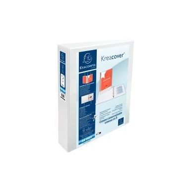 Achetez ESSELTE Classeur à  couverture personnalisable sur trois faces PP Blanc ?? dos de 6,5 cm..