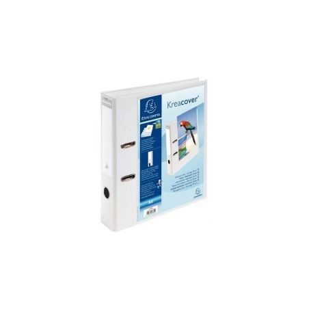 Achetez Classeur à levier personnalisable KREACOVER dos 7 cm, blanc 53789E KREACOVER EXACOMPTA pas ..
