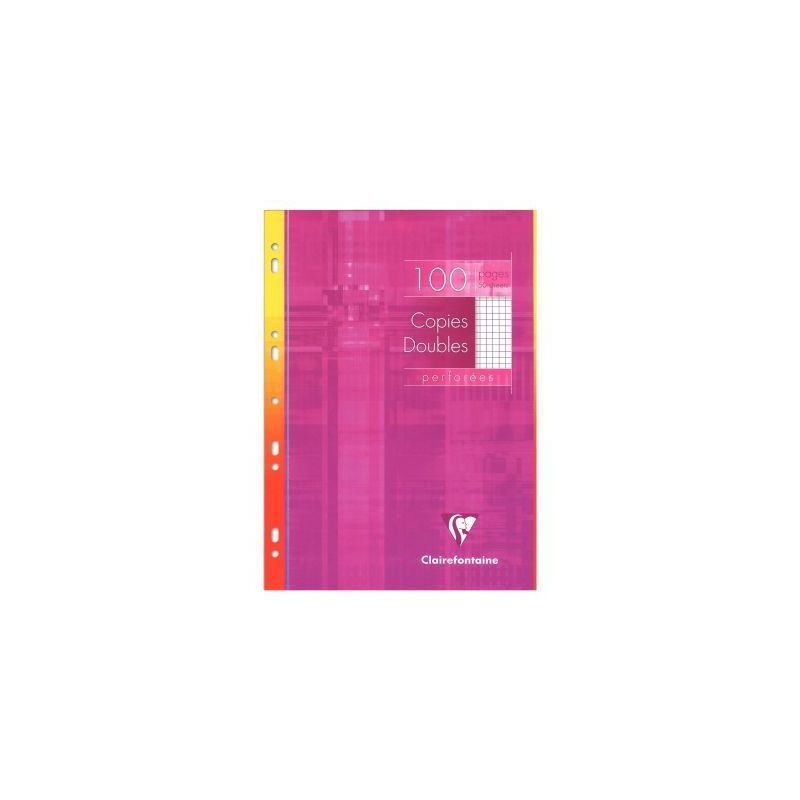 Achetez Etui de 100 copies doubles perforées 21x29,7 cm, 5x5, blanc 4792C CLAIREFONTAINE pas cher s.. Achetez Etui de 100 copies doubles perforées 21x29,7 cm, 5x5, blanc 4792C CLAIREFONTAINE pas cher s..