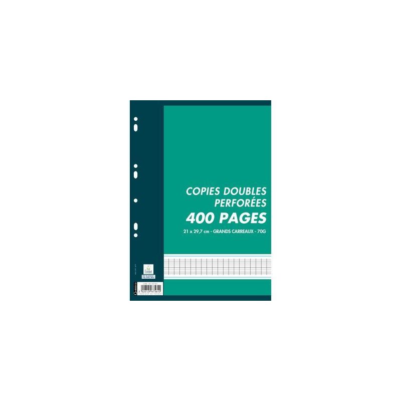Achetez Sachet de 100 copies doubles (400 pages) format A4 séyès 70g blanc 100102923 CAMBRIDGE HAM.. Achetez Sachet de 100 copies doubles (400 pages) format A4 séyès 70g blanc 100102923 CAMBRIDGE HAM..