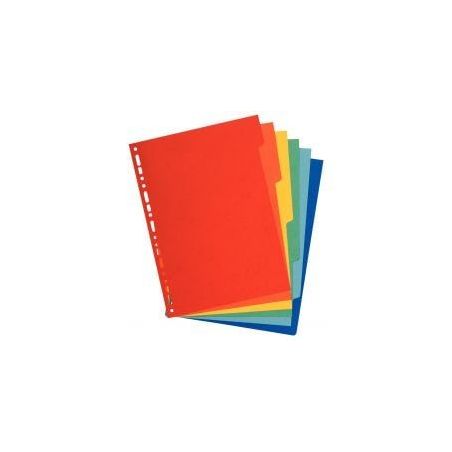 Achetez Jeu de 6 intercalaires en carte lustrée 400g A4 89H EXACOMPTA pas cher sur Ma Rentrée Scol..