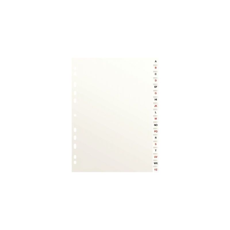 Achetez Jeu de 18 intercalaires alphabétiques format 21x29,7 cm carte dossier 100204593 HAMELIN pas..