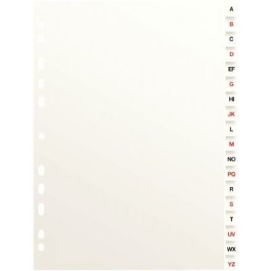 Achetez Jeu de 18 intercalaires alphabétiques format 21x29,7 cm carte dossier 100204593 HAMELIN pas..