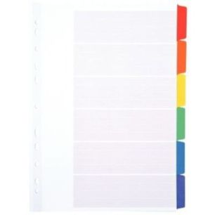 Achetez Jeu de 6 intercalaires cartonnés format A4 (21 x 29,7 cm) 8317006-980 LANDS pas cher sur Ma..