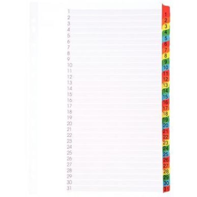 Achetez Intercalaires numériques 1 à 31 touches format A4+ 8337131-980 LANDS pas cher sur Ma Rentr..