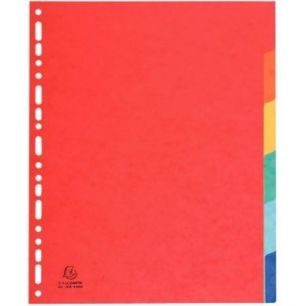 Achetez Jeu de 6 intercalaires en carte lustrée 400g, format A4+ 2606E EXACOMPTA pas cher sur Ma Re..