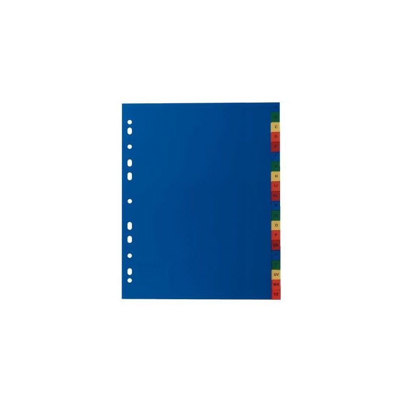 Achetez Jeu de 20 intercalaires alphabétiques en polypropylène de couleur format A4+ épaisseur 12..
