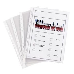 Achetez Sachet de 10 pochettes perforées en polypropylène 12/100ème 100741531 pas cher sur Ma Ren..