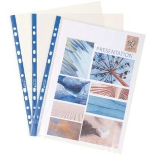 Paquet de 10 pochettes perforées STOP DOC en polypropylène lisse 6/100ème 5880E EXACOMPTA Paquet de 10 pochettes perforées STOP DOC en polypropylène lisse 6/100ème 5880E EXACOMPTA