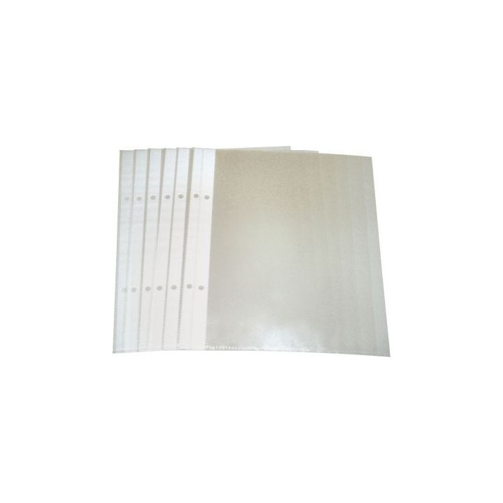 Paquet de 25 pochettes perforées en polypropylène 6,5/100ème format 17x22 cm 302550