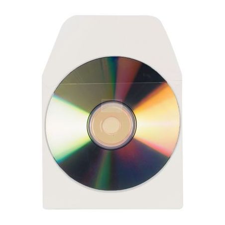 Achetez Paquet de 10 pochettes adhésives en polypropylène transparent pour CD/DVD 6832-10 3L pas c..