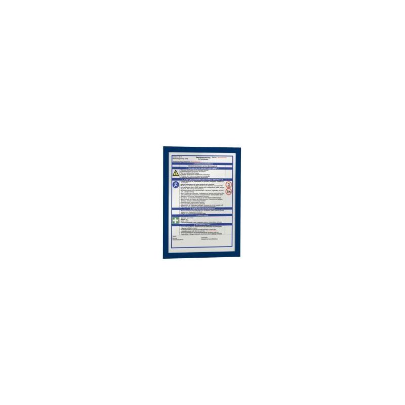 Achetez Sac de 2 cadres d'affichage A4 adhésif repositionnable avec contour magnétique bleu 4872-0..