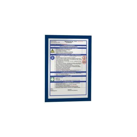Achetez Sac de 2 cadres d'affichage A4 adhésif repositionnable avec contour magnétique bleu 4872-0..
