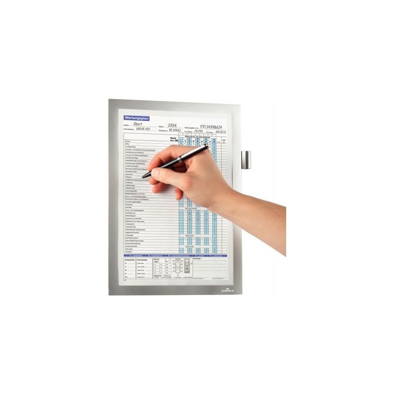 Achetez Cadre d'affichage Duraframe Magnetic Note A4 argent 498923 DURABLE pas cher sur Ma Rentrée ..