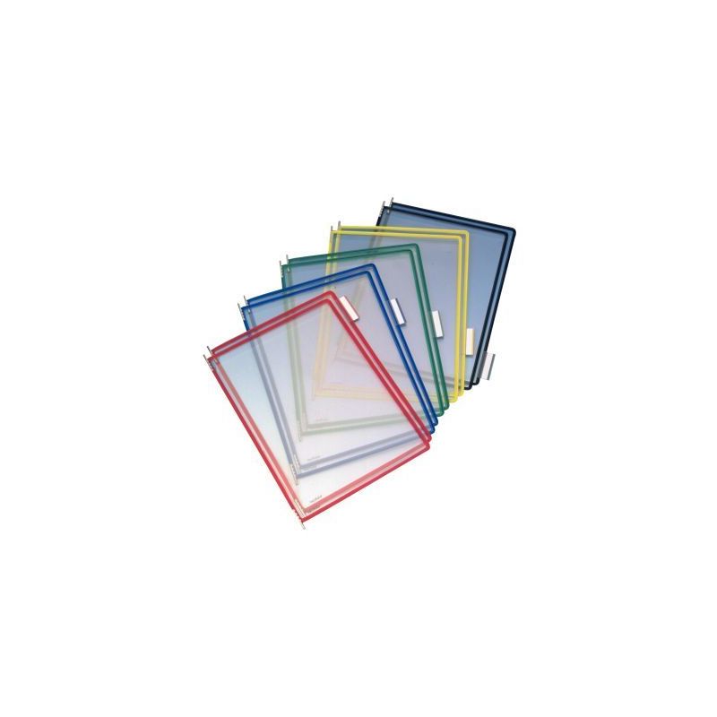 Achetez Boîte de 10 poches format A4 à pivots en PVC  assortis 114009 T.TECHNIC TARIFOLD pas cher ..