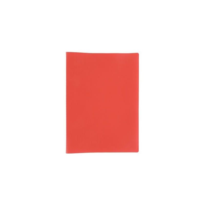 Achetez PERGAMY Protège-documents en polypropylène 100 vues Rouge, couverture 3/10e, pochettes 6/1..