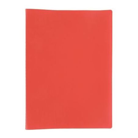 Achetez PERGAMY Protège-documents en polypropylène 100 vues Rouge, couverture 3/10e, pochettes 6/1..