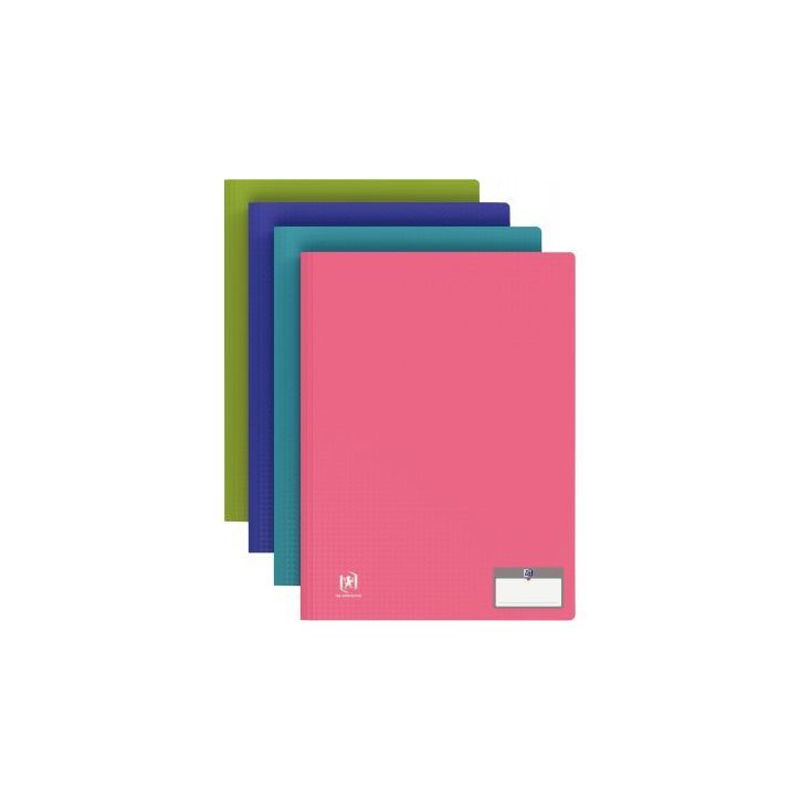 Carton de 10 protège-documents MEMPHIS 30 pochettes fixes 60 vues couleurs modernes assorties 100206142 MEMPH(...)