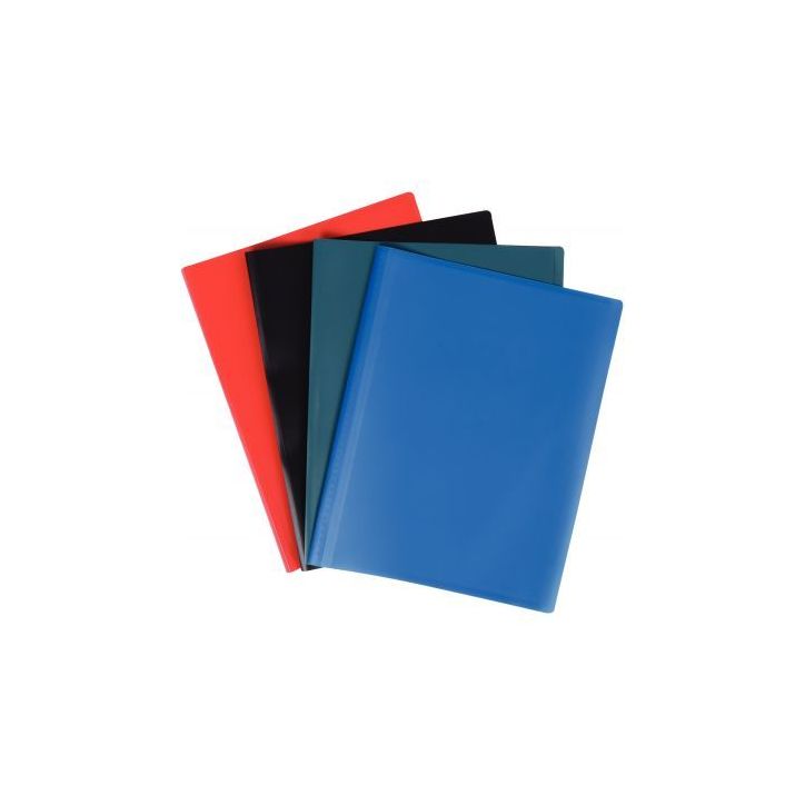 Carton de 30 protège-documents couverture souple en polypropylène 60 vues, coloris assortis 400050627