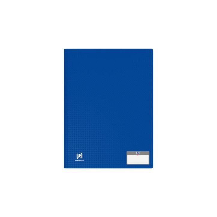 Protège-documents MEMPHIS 20 pochettes fixes 40 vues coloris bleu 100206075 HAMELIN