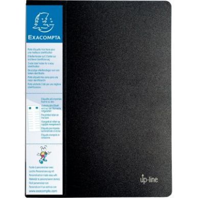 Achetez Protège-documents Up-line en polypropène rigide, 120 vues, coloris noir 88601E EXACOMPTA p..