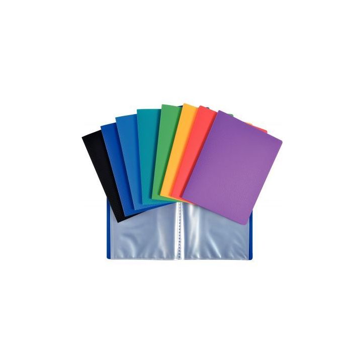 Protège-documents 40 vues en polypropylène, format 17x22 cm, coloris assortis 88210E OPAK EXACOMPTA