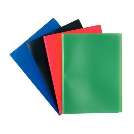 Achetez PERGAMY Protège-documents en polypropylène 60 vues Bleu, couverture 3/10e, pochettes 6/100..