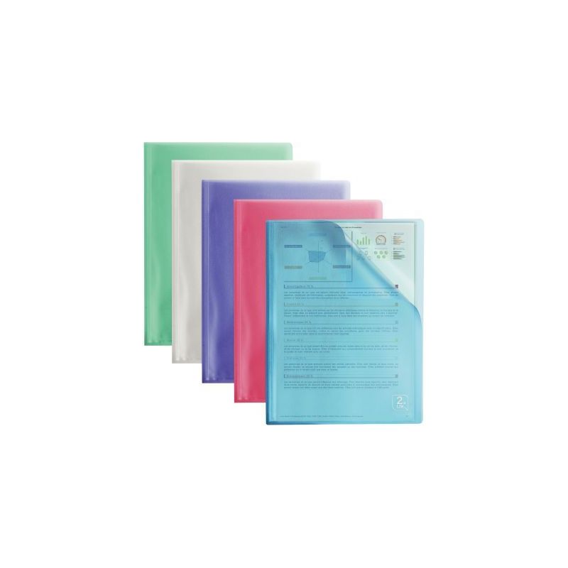 Achetez Protège-documents en polypropylène 2ND LIFE 20 pochettes / 40 vues pour format A4 coloris ..