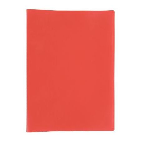 Achetez PERGAMY Protège-documents en polypropylène 80 vues Rouge, couverture 3/10e, pochettes 6/10..