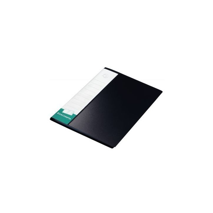Protège-documents Up-line en polypropène rigide, 60 vues, coloris noir 88301E EXACOMPTA