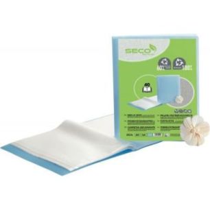 Achetez Protège-documents recyclable, 80 vues, bleu translucide DB40-BLUE SECO pas cher sur Ma Rent..