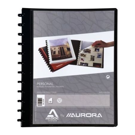 Achetez Protège-documents personnalisable ADOC BIND-EX 30 pochettes 60 vues format A4 couverture en..