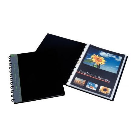 Achetez Protège-documents 60 vues ADOC BIND-EX, couverture en polypropylène rigide 8/10ème, noir ..