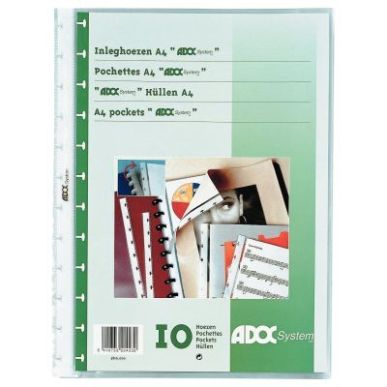 Achetez Paquet de 10 pochettes amovibles Adoc pour format A4 5810-000 pas cher sur Ma Rentrée Scola..