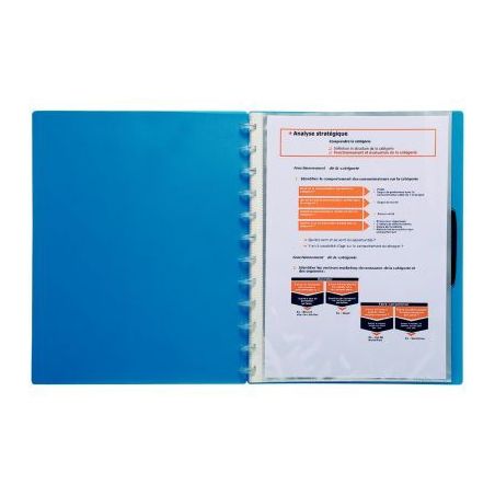 Achetez Paquet de 20 pochettes pour protège-documents à pochettes amovibles 56270E EXACOMPTA pas c..