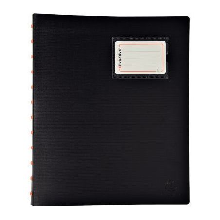 Achetez Protège-documents 80 vues EXACTIVE pochettes amovibles, noir 86434E EXACTIVE EXACOMPTA pas ..