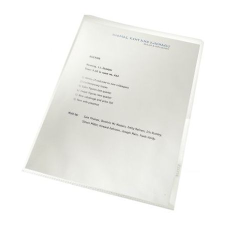 Achetez Boite de 100 pochettes coin en polypropylène 14/100ème recyclé 40011103 LEITZ pas cher su..