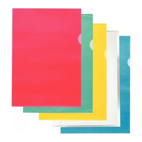 Achetez PERGAMY Boîte 100 pochettes coin polypropylène grainé 9/100ème format A4. Coloris assort..