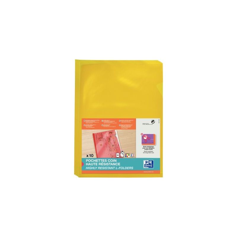 Achetez Sachet de 10 pochettes coin en PVC lisse 15/100ème, jaune 100206722 HAMELIN pas cher sur Ma.. Achetez Sachet de 10 pochettes coin en PVC lisse 15/100ème, jaune 100206722 HAMELIN pas cher sur Ma..